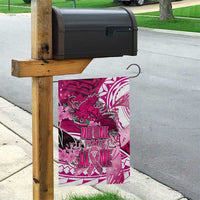 Breast Cancer Awareness Hawaii Garden Flag Polynesia Girl Nobody Fights Alone DT02 - Polynesian Pride