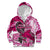 Breast Cancer Awareness Hawaii Kid Hoodie Polynesia Girl Nobody Fights Alone