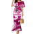 Breast Cancer Awareness Hawaii Mermaid Dress Polynesia Girl Nobody Fights Alone