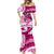 Breast Cancer Awareness Hawaii Mermaid Dress Polynesia Girl Nobody Fights Alone