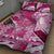 Breast Cancer Awareness Hawaii Quilt Bed Set Polynesia Girl Nobody Fights Alone