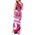 Breast Cancer Awareness Hawaii Tank Maxi Dress Polynesia Girl Nobody Fights Alone