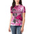 Breast Cancer Awareness Hawaii Women Polo Shirt Polynesia Girl Nobody Fights Alone