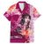 Breast Cancer New Zealand Family Matching Mermaid Dress and Hawaiian Shirt Maori Aotearoa Girl Pink Out