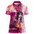 Breast Cancer New Zealand Women Polo Shirt Maori Aotearoa Girl Pink Out