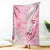 Breast Cancer Awareness Month Blanket Butterfly Polynesia Watercolor Pink