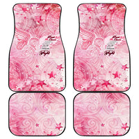 Breast Cancer Awareness Month Car Mats Butterfly Polynesia Watercolor Pink DT02 - Polynesian Pride