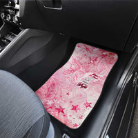 Breast Cancer Awareness Month Car Mats Butterfly Polynesia Watercolor Pink DT02 - Polynesian Pride