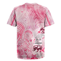 Breast Cancer Awareness Month Rugby Jersey Butterfly Polynesia Watercolor Pink DT02 - Polynesian Pride