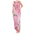 Breast Cancer Awareness Month Tank Maxi Dress Butterfly Polynesia Watercolor Pink