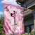 Breast Cancer Polynesian Garden Flag I Can Do All Things Through Christ