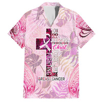 Breast Cancer Polynesian Hawaiian Shirt I Can Do All Things Through Christ DT02 Pink - Polynesian Pride
