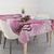 Breast Cancer Polynesian Tablecloth I Can Do All Things Through Christ