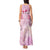 Breast Cancer Polynesian Tank Maxi Dress I Can Do All Things Through Christ