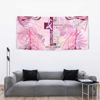 Breast Cancer Polynesian Tapestry I Can Do All Things Through Christ DT02 - Polynesian Pride