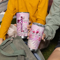 Breast Cancer Polynesian Tumbler Cup I Can Do All Things Through Christ DT02 - Polynesian Pride