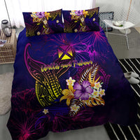 Wallis and Futuna Bedding Set Whale Hibiscus Polynesian DT02 - Polynesian Pride