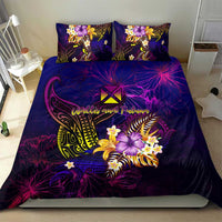 Wallis and Futuna Bedding Set Whale Hibiscus Polynesian DT02 - Polynesian Pride