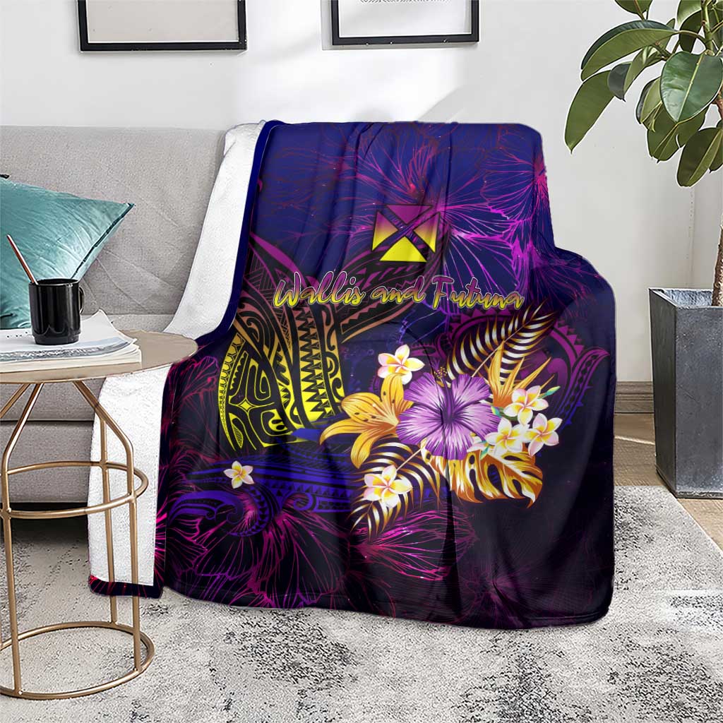 Wallis and Futuna Blanket Whale Hibiscus Polynesian DT02 - Polynesian Pride