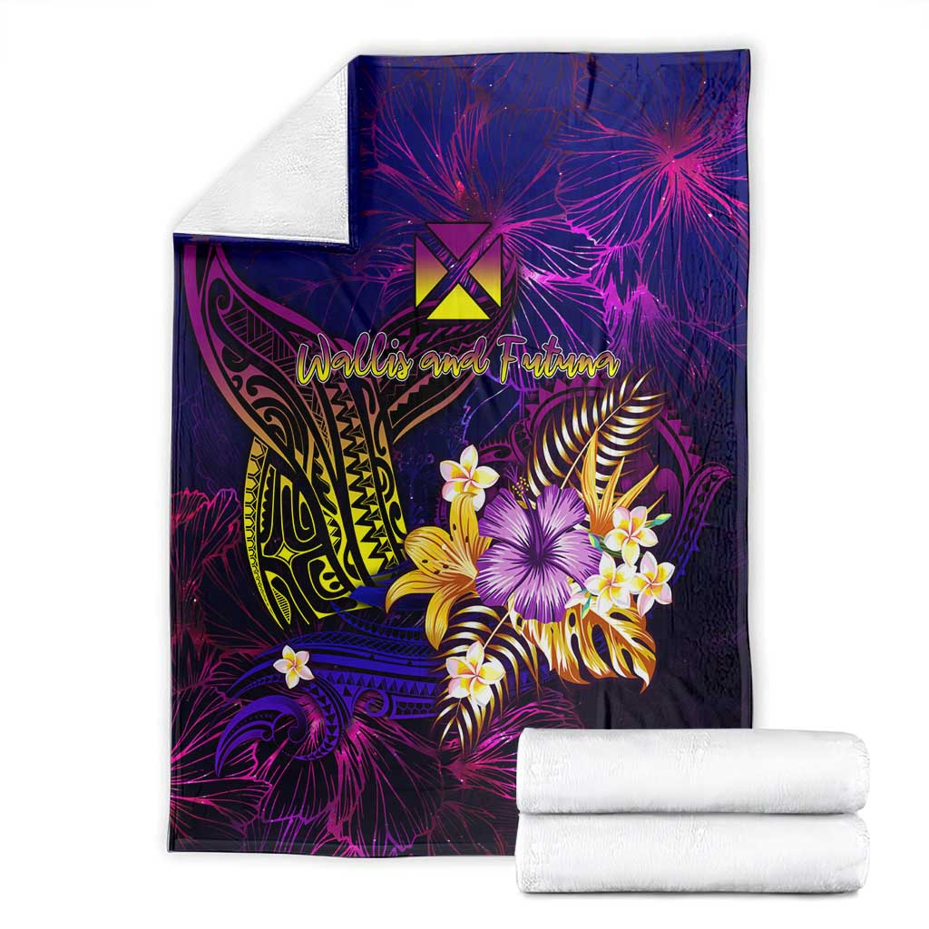 Wallis and Futuna Blanket Whale Hibiscus Polynesian DT02 - Polynesian Pride