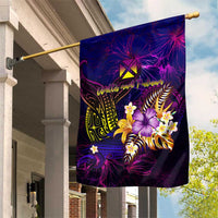 Wallis and Futuna Garden Flag Whale Hibiscus Polynesian DT02 House Flag Purple - Polynesian Pride