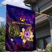 Wallis and Futuna Garden Flag Whale Hibiscus Polynesian DT02 - Polynesian Pride