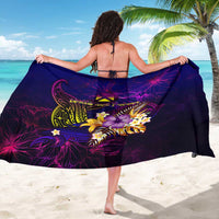 Wallis and Futuna Sarong Whale Hibiscus Polynesian DT02 - Polynesian Pride