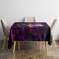 Wallis and Futuna Tablecloth Whale Hibiscus Polynesian DT02 - Polynesian Pride