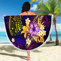 New Caledonia Beach Blanket Whale Hibiscus Polynesian DT02 - Polynesian Pride