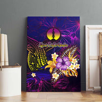New Caledonia Canvas Wall Art Whale Hibiscus Polynesian DT02 - Polynesian Pride