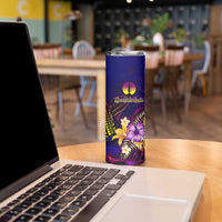 New Caledonia Skinny Tumbler Whale Hibiscus Polynesian DT02 - Polynesian Pride