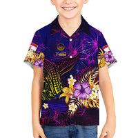 Tahiti French Polynesia Hawaiian Shirt Whale Hibiscus Polynesian DT02 - Polynesian Pride