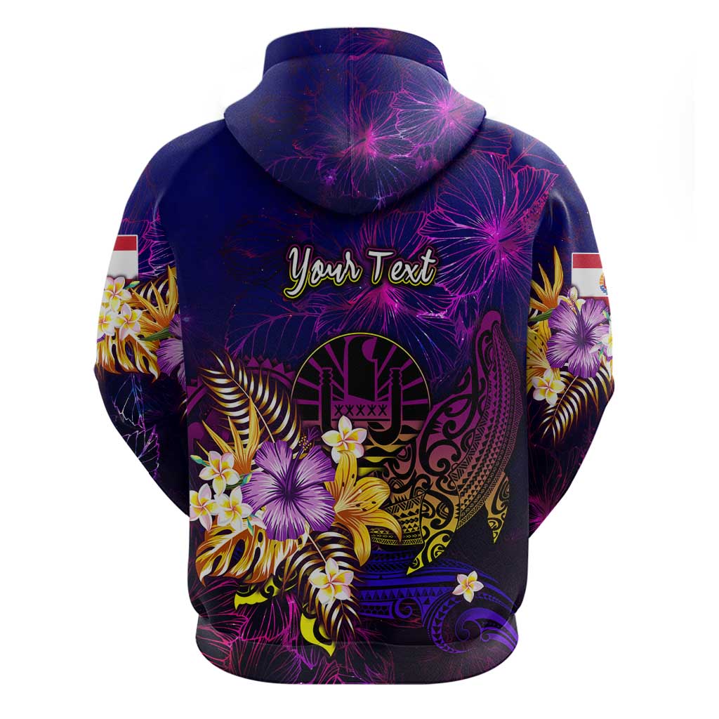 Tahiti French Polynesia Hoodie Whale Hibiscus Polynesian DT02 - Polynesian Pride