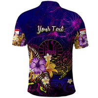 Tahiti French Polynesia Polo Shirt Whale Hibiscus Polynesian DT02 - Polynesian Pride