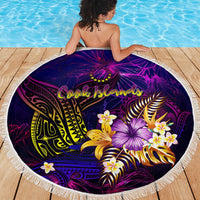Cook Islands Beach Blanket Whale Hibiscus Polynesian DT02 - Polynesian Pride