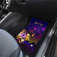 Cook Islands Car Mats Whale Hibiscus Polynesian DT02 - Polynesian Pride