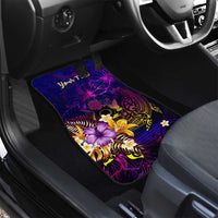 Cook Islands Car Mats Whale Hibiscus Polynesian DT02 - Polynesian Pride
