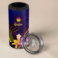 Nauru 4 in 1 Can Cooler Tumbler Whale Hibiscus Polynesian DT02 - Polynesian Pride