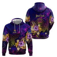 Nauru Hoodie Whale Hibiscus Polynesian DT02 - Polynesian Pride