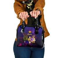 Nauru Shoulder Handbag Whale Hibiscus Polynesian DT02 One Size Purple - Polynesian Pride