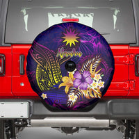 Nauru Spare Tire Cover Whale Hibiscus Polynesian DT02 - Polynesian Pride