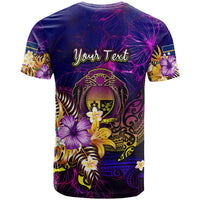 Nauru T Shirt Whale Hibiscus Polynesian DT02 - Polynesian Pride