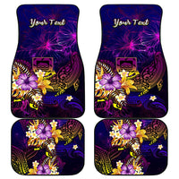 Tuvalu Car Mats Whale Hibiscus Polynesian DT02 - Polynesian Pride