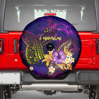 Tuvalu Spare Tire Cover Whale Hibiscus Polynesian DT02 - Polynesian Pride