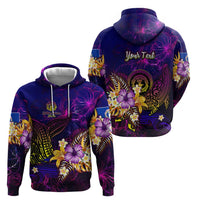 Northern Mariana Islands Hoodie Whale Hibiscus Polynesian DT02 - Polynesian Pride
