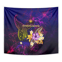 Marshall Islands Tapestry Whale Hibiscus Polynesian DT02 - Polynesian Pride