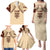 Fiji Bula Family Matching Puletasi Dress and Hawaiian Shirt Tapa Pattern Design DT02 - Polynesian Pride