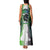 Personalised New Zealand Warriors Family Matching Tank Maxi Dress and Hawaiian Shirt Maori Silver Fern Green DT02 - Polynesian Pride