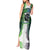 Personalised New Zealand Warriors Tank Maxi Dress Maori Silver Fern Green DT02 - Polynesian Pride