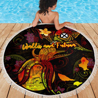 Wallis and Futuna Beach Blanket Octopus Plumeria Polynesian Tattoo DT02 - Polynesian Pride